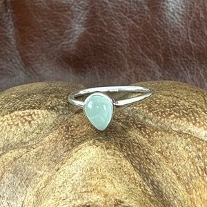Pretty Moonstone and Sterling Silver Ring